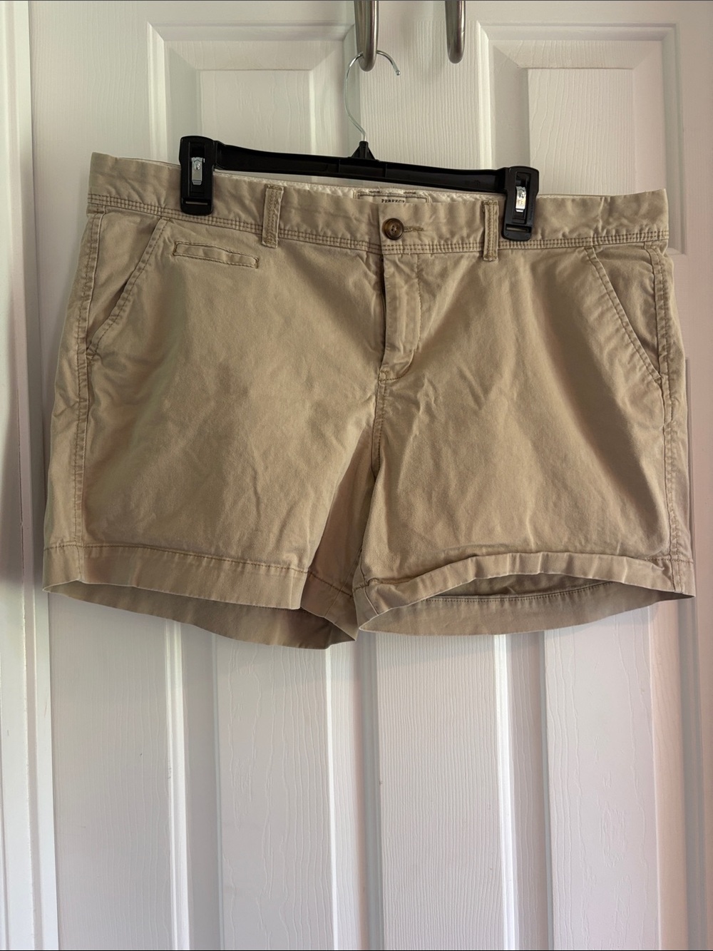 Old Navy Beige/Tan Bermuda Shorts